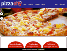 Tablet Screenshot of pizzacityonline.com